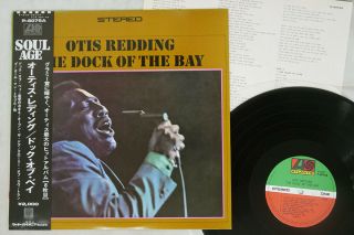 Otis Redding Dock Of The Bay Atlantic P - 6075a Japan Obi Vinyl Lp