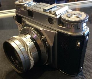 Vintage Voigtlander Prominent Camera W/case & Voightlander Ultron F2 50mm Lens