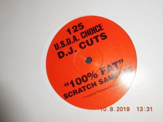 125 U.  S.  D.  A.  Choice Dj Cuts " 100 Fat Scratch Samples " Butcher Bros 12 " Vinyl Vg