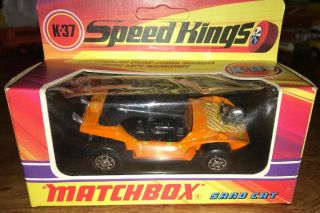 Matchbox K - 37 Speed Kings Beach Sand Cat 1972 Vw Dune Buggy
