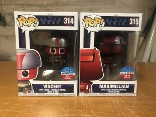 Nycc 2017 Funko Pop The Black Hole Vincent & Maximillian Toy Tokyo Exclusive