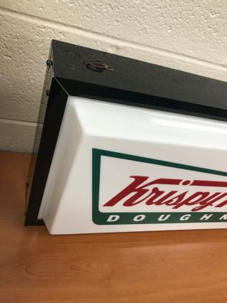 Krispy Kreme Doughnuts Lighted Light Box Store Display Sign Double Side 2