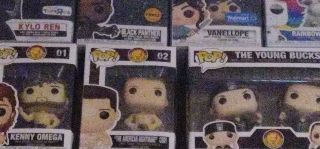 Cody Rhodes Kenny Omega And Young Bucks Hot Topic Funko Pops