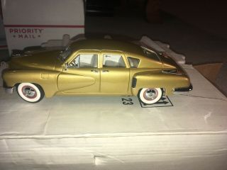 Franklin 1948 Tucker " 50th Anniversary " Gold 1:24 Die Cast Model Car
