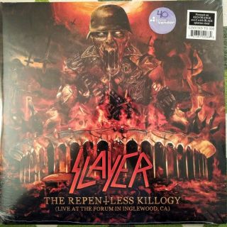 Slayer - Repentless Killogy 2xlp Colored Vinyl Red/orange/black Ltd To 500