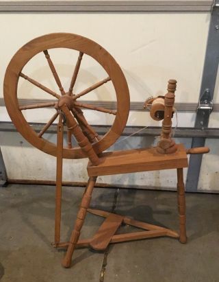 Vintage Spinning Wheel 37”t X 17”w X35”l Double Spindle