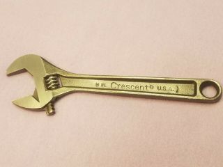 Crestoloy Crescent Wrench Vintage 8 " Adjustable The Since 1907
