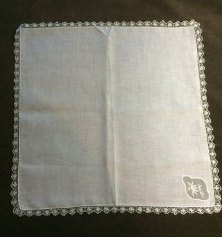 Vintage Set Of 10 Fine White Linen Napkins 18 " Square Handmade Lace Edge