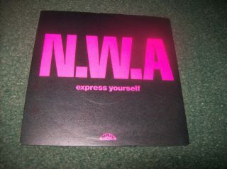 N.  W.  A - Express Yourself 7 " Single Uk Issue From 1989 On 4th & Broadway Brw 144