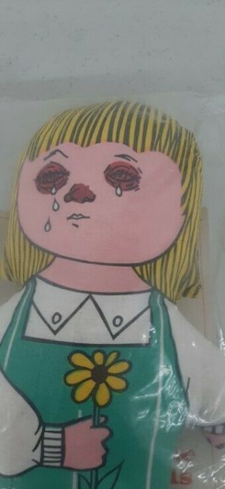 Rare 1969 Honeywell Allergy Annie Doll & Coloring Book Mail Away Up