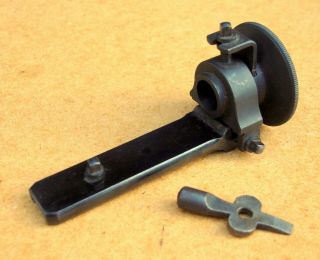 Vintage German Diopter Target Rifle Sight With Key