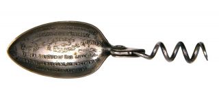 Antique Spoon Patent Corkscrew,  Korkenzieher,  Tire - Bouchon,  Cavatappi,  Sacacorchos