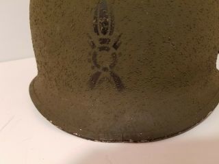 91 Italian Post WWII Issue - US WWII Occupation M1 Helmet w/ Westinghouse Liner 3