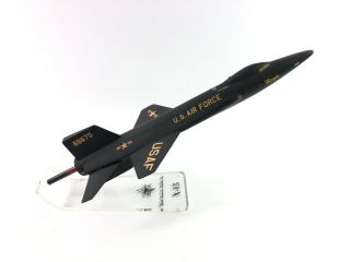 Nasa Usaf X - 15 Rocket Airplane Presentation Desk Model Topping Vintage