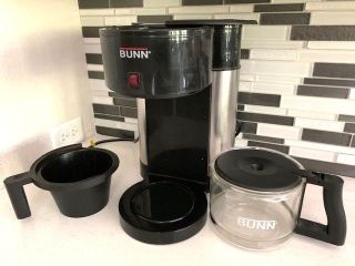 Bunn 10 - Cup Coffee Maker Pot Black Stainless Model Nhb Vintage Retro,  Sugars