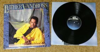 Luther Vandross - Give Me The Reason Lp - Fe 40415 - Vg,