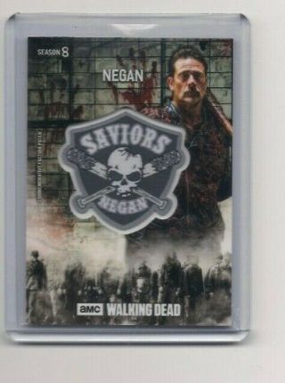 Topps Walking Dead Season 8 Negan Saviors Faction Patch Card