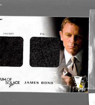 Qc17 Daniel Craig James Bond Jacket And Pants Relic Costume Card 464/775