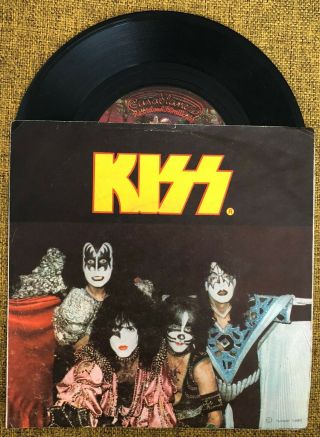 Kiss - Rock And Roll All Nite / Shout It Loud - Rare Peru 45 Picture Sleeve