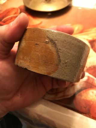 Rev War 18th Century Stoneware Great American Inkwell With Quill Holes 1780’s 2