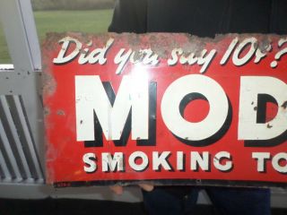 1950s model smoking tobacco tin sign 2