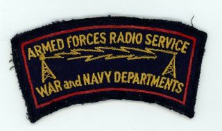 Ww2 Wwii Us Armed Forces Radio Services War And Navy Departments
