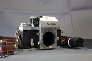 Nikon F Camera With Tn Photomic Finder,  Vintage Nikon Professional Slr Film Came