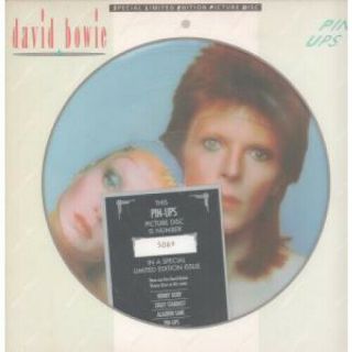 David Bowie Pin Ups Lp Vinyl 12 Track Pic Disc (bopic4) And Includes Numbered
