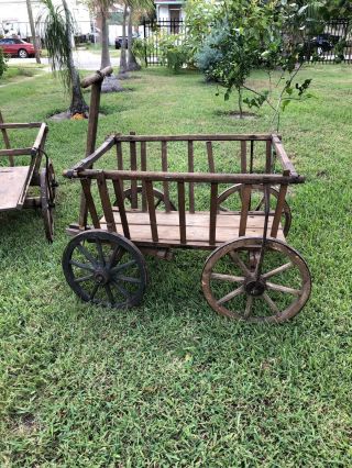 Antique Large German Goat Cart / Wagon