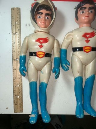 Vintage Japanese Vinyl Figures From 1975 Very Large Action Figures