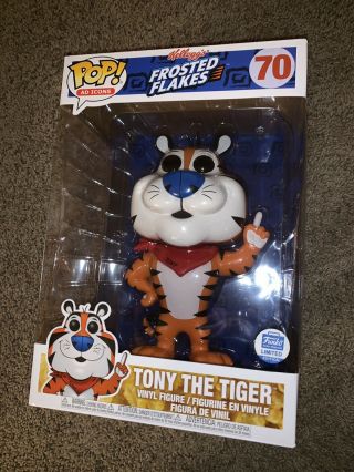 Funko Pop Ad Icons 10” Tony The Tiger Kellogg’s Frosted Flakes Exclusive