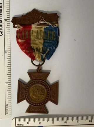 Puerto Rico.  Spanish American War.  Camp Alger - The Maine Medal.  Rare
