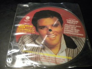 Elvis Presley - Jailhouse Rock - Picture Disc - Vinyl Record 7 " Single