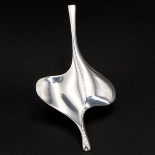 Vtg Sterling Silver - Norway David Andersen Modernist Solid Pendant - 33g