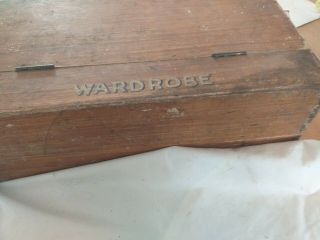Antique Wardrobe Make Up Box