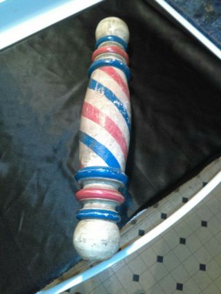Antique Barbers Pole.  Late 1800 Or Early 1900