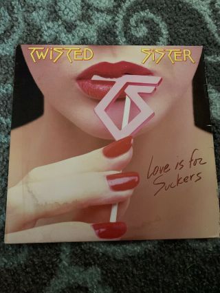 Twisted Sister Love Is For Suckers Lp Atlantic Records A1 - 81772