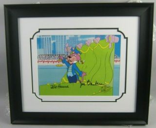 Signed Hanna - Barbera Hand Painted Production Cel Snagglepuss
