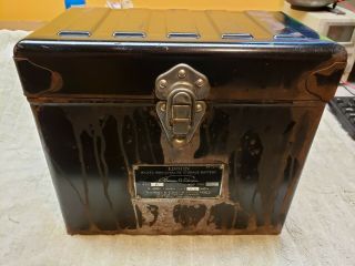 Thomas A.  Edison Nickel Iron Akaline Storage Battery Box Ford Model T Antique