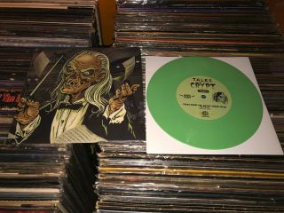 Tales From The Crypt Theme Danny Elfman Mondo 7 " Green Vinyl Single Soundtrack