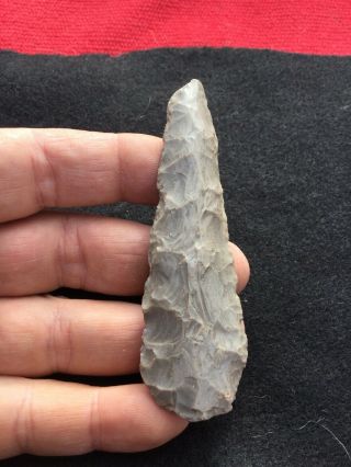 Indian Artifacts / Ohio Adena Knife / Authentic Arrowheads