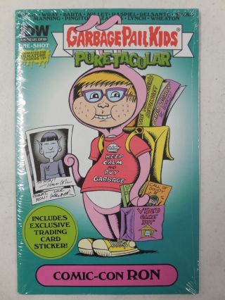 1st Ever Garbage Pail Kids Comic Book 1 Deluxe Edition W/ Exclusive Card Idw