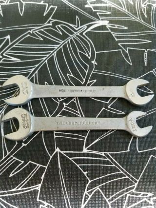 Vintage J.  H.  Williams The " Superrench " Open Ended Wrenches