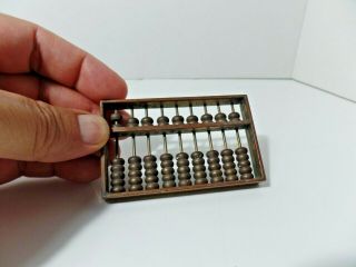 Vintage Small Brass Abacus
