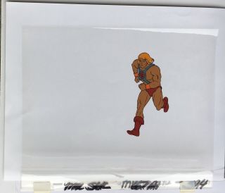 He - Man & Teela Hand Painted Anime Production Cel,  MOTU 2