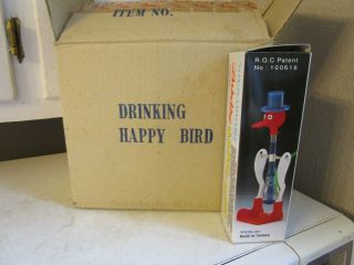 Vintage Arora Magic Drinking Happy Bird Rare Full Case Boxes Qty 12