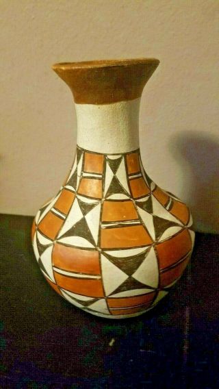 Vintage Acoma Or Laguna Pueblo Pottery Native American Indian