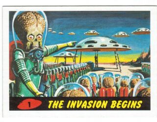 2012 Topps Mars Attacks Heritage Complete 55 - Card Set Plus 25 Chase Cards