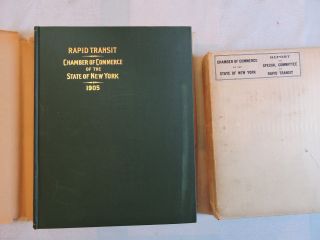 1905 York City Rapid Transit 295 - P Subway Bridge Report Maps Photos