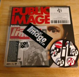 Public Image Limited Ltd.  First Issue Rsd Single Pins Patch Lp Black Vinyl